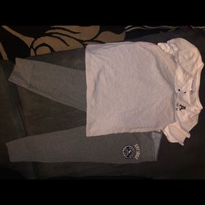 Abercrombie setGirls 12/14 top with size xl Pants
